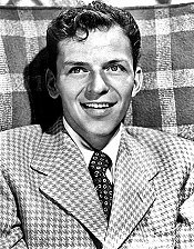 photo portrait of Frank Sinatra (1940s)